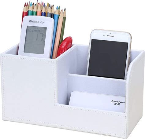 Multifunctionele Bureau Organizer Ve Leeg Wit Bol