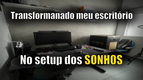 Transformando meu escritório bagunçado no Quarto Gamer Dos Sonhos YouTube