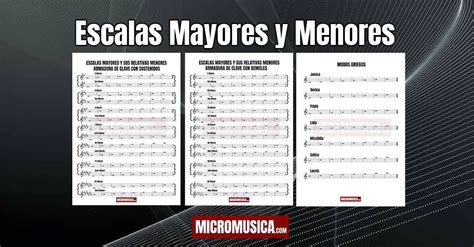 MicroMusica Escalas Musicales Lo Que Todo Musico Debe Aprender Para