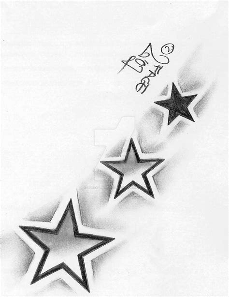 Shading Stars Tattoo By 2face Tattoo On Deviantart Star Sleeve Tattoo