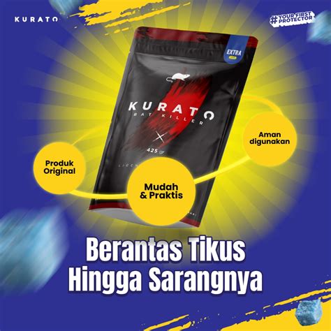 Jual Super Ampuh Kurato Basmi Tikus Original Top Kwalitas Racun Tikus