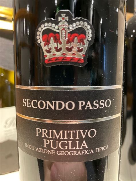 2020 Casa Vinicola Botter Primitivo Secondo Passo Salento IGT Italy