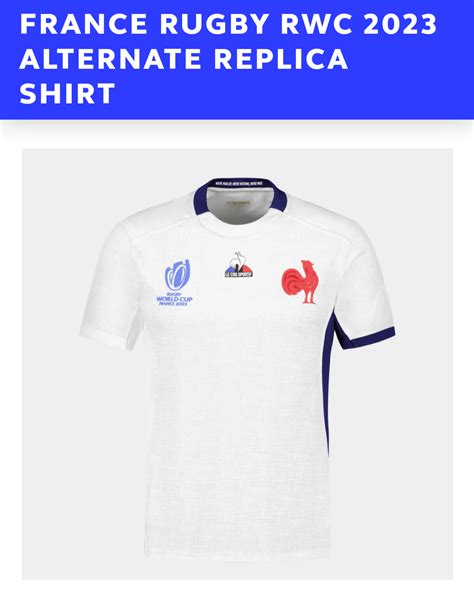 First world cup jersey is live... France : r/rugbyunion