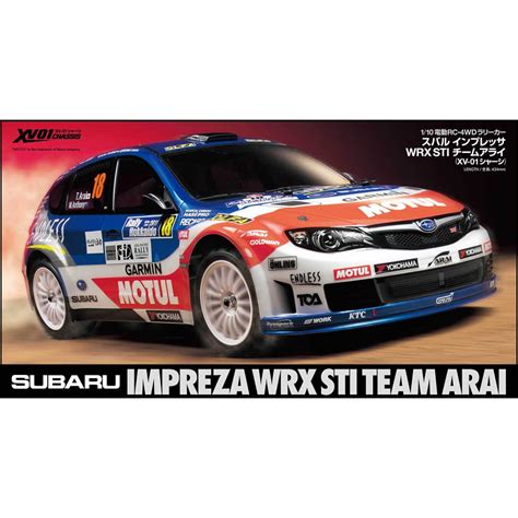 Tamiya XV 01 Subaru Impreza WRX STi Team Arai 58528