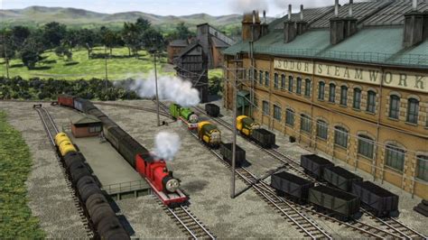 Sodor Steamworks Yard Thomas The Tank Engine Wiki Fandom