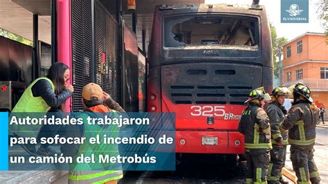 Cami N De Metrob S Se Incendia En Estaci N Upiicsa V Deo Dailymotion