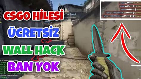 CSGO Yeni Güncel Bedava Wall Hack Hilesi YouTube