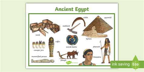 Ancient Egypt Word Mat Creat De Profesori Twinkl