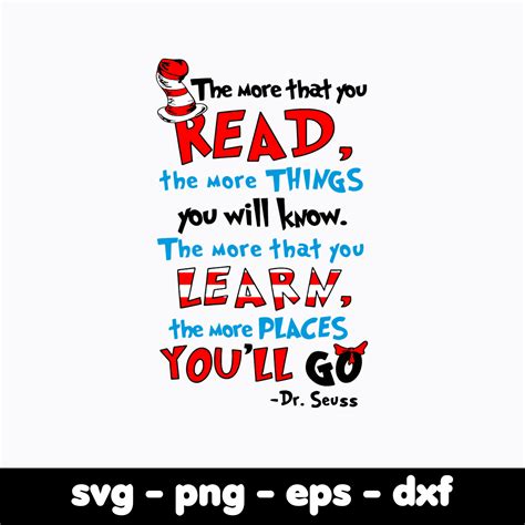 Dr Seuss Svg Bundle, Funny Dr Seuss Quote Svg, Dr Seuss Svg, - Inspire ...