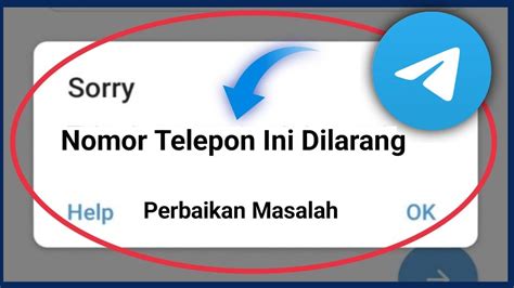 Cara Memperbaiki Telegram Nomor Telepon Ini Diblokir Pulihkan YouTube