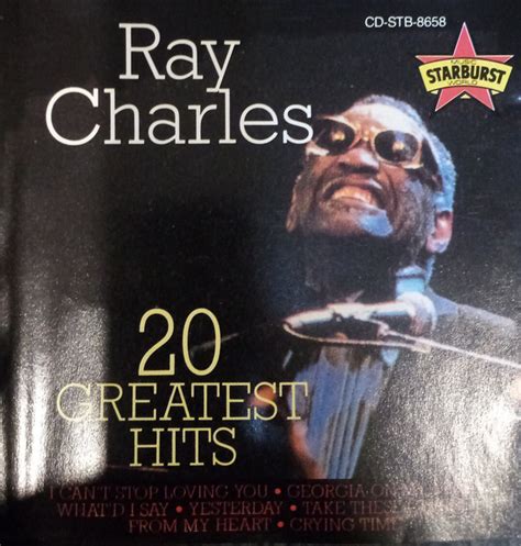 Ray Charles 20 Greatest Hits Vinyl Records Lp Cd On Cdandlp