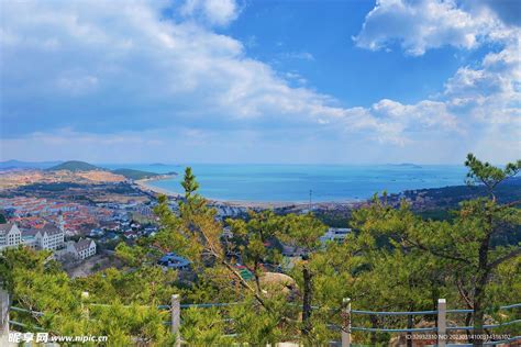 青岛崂山仰口景区图片摄影图 山水风景 自然景观 摄影图库 昵图网