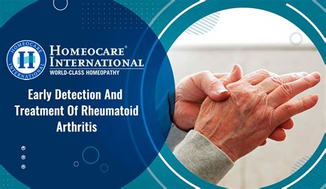 Early Detection And Treatment For Rheumatoid Arthritis