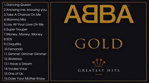 Abba Gold Greatest Hits Full Album Live Concert Youtube