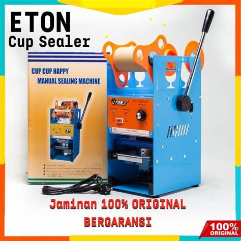 Jual Mesin Cup Sealer Merk Eton Et D Shopee Indonesia