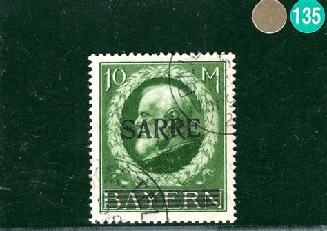 Germany Saar Sg M Sarre Overprint Superb Used Cat