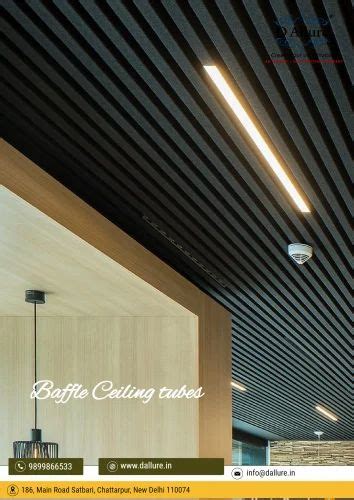 Wpc Baffle False Ceiling For Sound Diffusers At Sq Ft In New