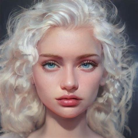 Artbreeder By Hayaletkalp In 2021 Character Inspiration Girl Blonde Hair Pale Skin Digital