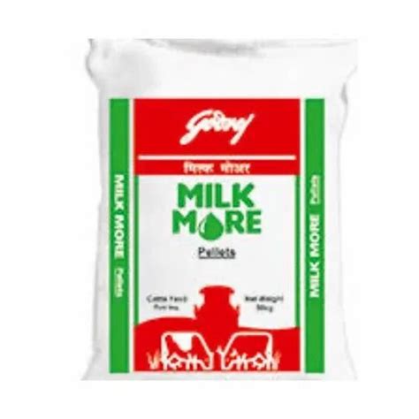 Pellet Godrej Milk More Cattle Feed Packaging Type PP Bag 50 Kg At