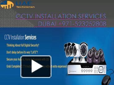 Ppt Cctv Installation And Maintenance Services In Dubai