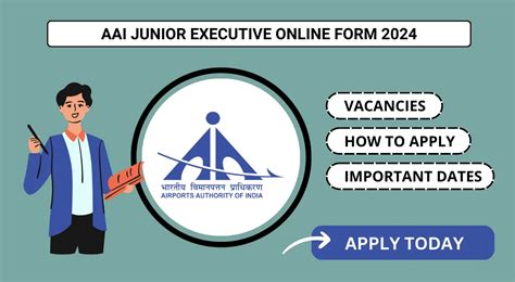 AAI Junior Executive Online Form 2024 For 490 Vacancies