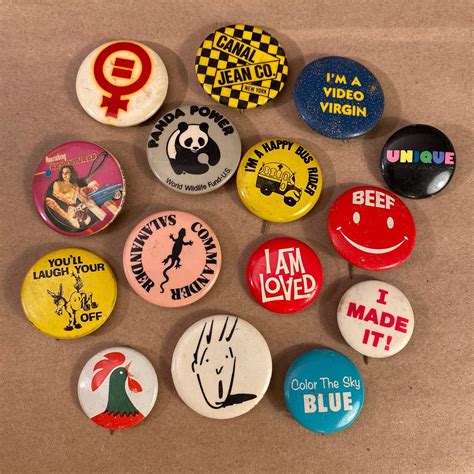 Tiny S Pinback Buttons Vintage S Pin Backs Small Etsy