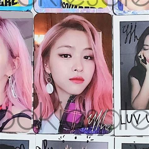 Jual Photocard PC ITZY Album It Z Icy Selca Selfie Ryujin Sign Border