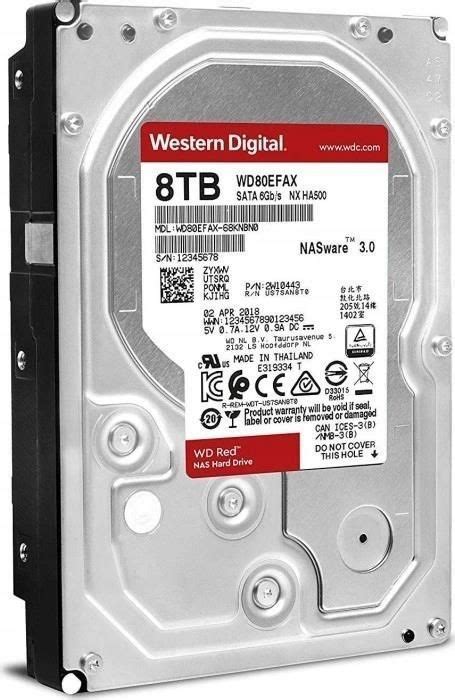 Dysk Twardy Western Digital Wd Red Plus 8TB 3 5 WD80EFAX Opinie I