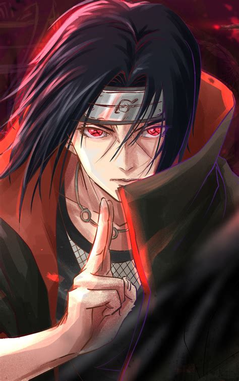 810x1290 Itachi Uchiha Hd Naruto Art 810x1290 Resolution Wallpaper Hd