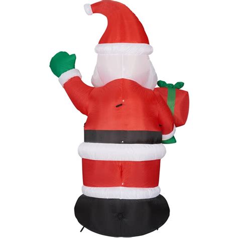 Pre Lit 10 Ft Led Santa Outdoor Christmas Inflatable Blow Up Santa