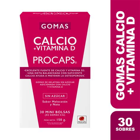 Droguería La Economía calcio vitamina d procaps gomas caja x 30