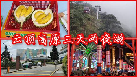 云顶高原genting Highlands 品尝猫山王榴莲 半山名牌城 Gpo 云豪酒店 Genting Grand Hotel Youtube