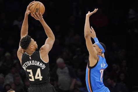 Giannis Anota 39 Bucks Vencen A Thunder E Hilan 5to Triunfo Ap News