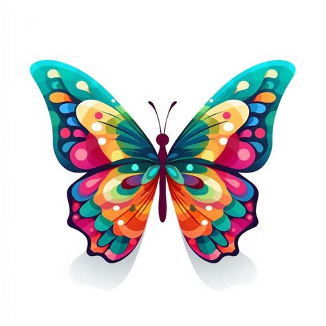 Premium Photo Brightly Colored Butterfly With Dots And Spots On Wings