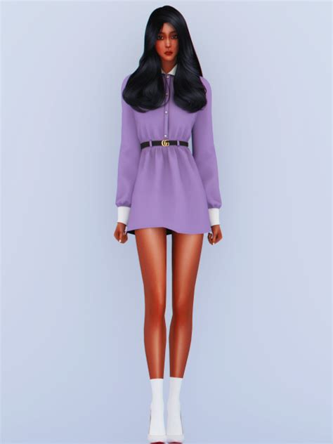 Plbsims TS4 Cloud Dress Full Body New Mesh All