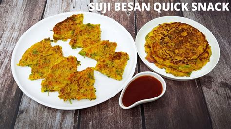 Suji Besan Quick Snack I Suji Aur Besan Ka Healthy Nashta Simple And