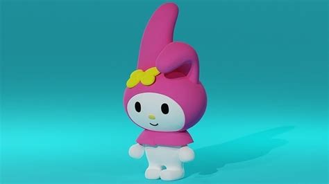 3D model My Melody Cute VR / AR / low-poly | CGTrader