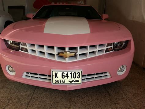 Custom Paint Job for Pink Camaro Detail | Zain Car Care