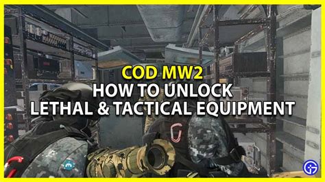 How To Unlock All Lethal Tactical Equipment In CoD MW2