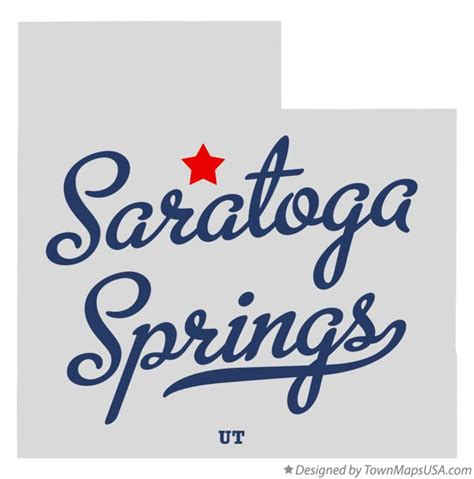 Map of Saratoga Springs, UT, Utah