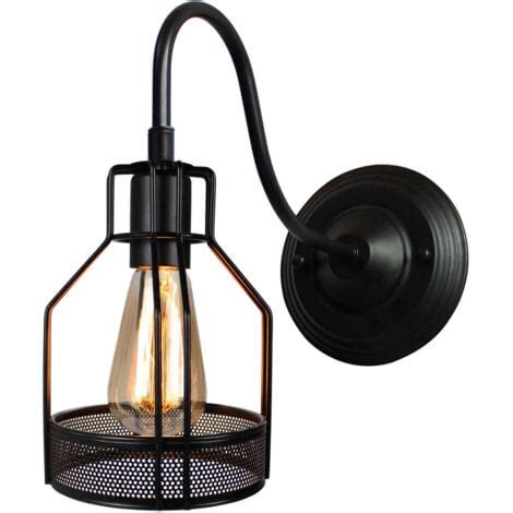 Applique Murale Industrielle Vintage Lampe Murale Cage Luminaire De Mur