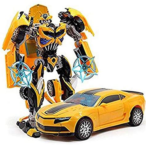 Buy GARNER Robot To Car Converting Transformer Toy For Kids (Yellow ...