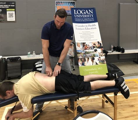 Logan Clinician And Resident Provide Chiropractic Care To Usa Boccia