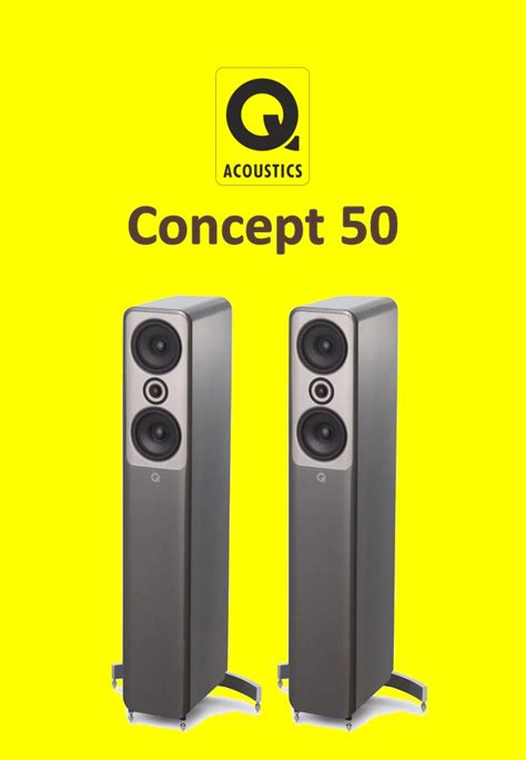 Q Acoustics Concept Floorstanding Speakers Lazada Singapore