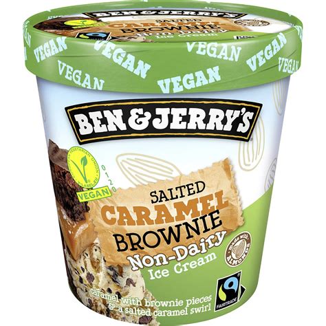 Comprar Non Dairy Helado Vegetal De Caramelo Con Trozos De Brownie