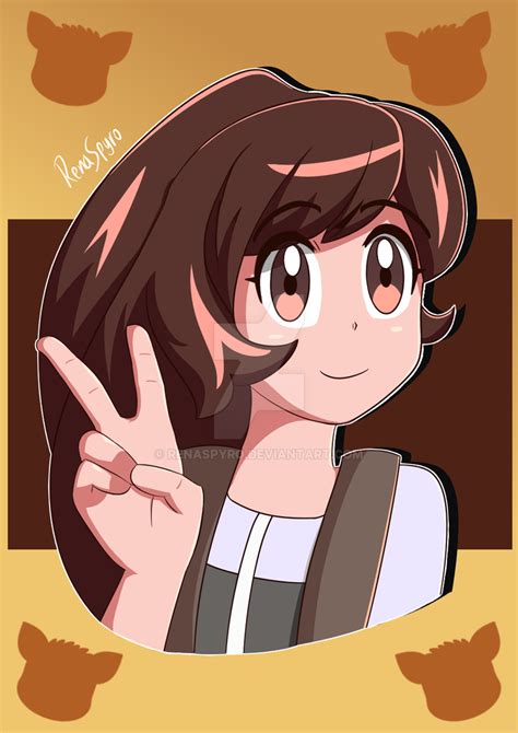 Pokemon Lets Go Eevee Female Trainer By Renaspyro On Deviantart