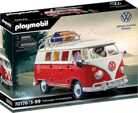 PLAYMOBIL 70176 Volkswagen T1 Camping Bus Para niños a partir de 5