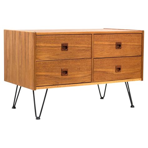 Mid Century Danish Teak Chest Of Drawers At 1stDibs