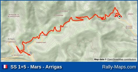 Ss Mars Arrigas Stage Map Crit Rium Des C Vennes Cfr