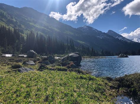 Had this lake near Pemberton, BC all to myself for Canada day. 🇨🇦 : camping